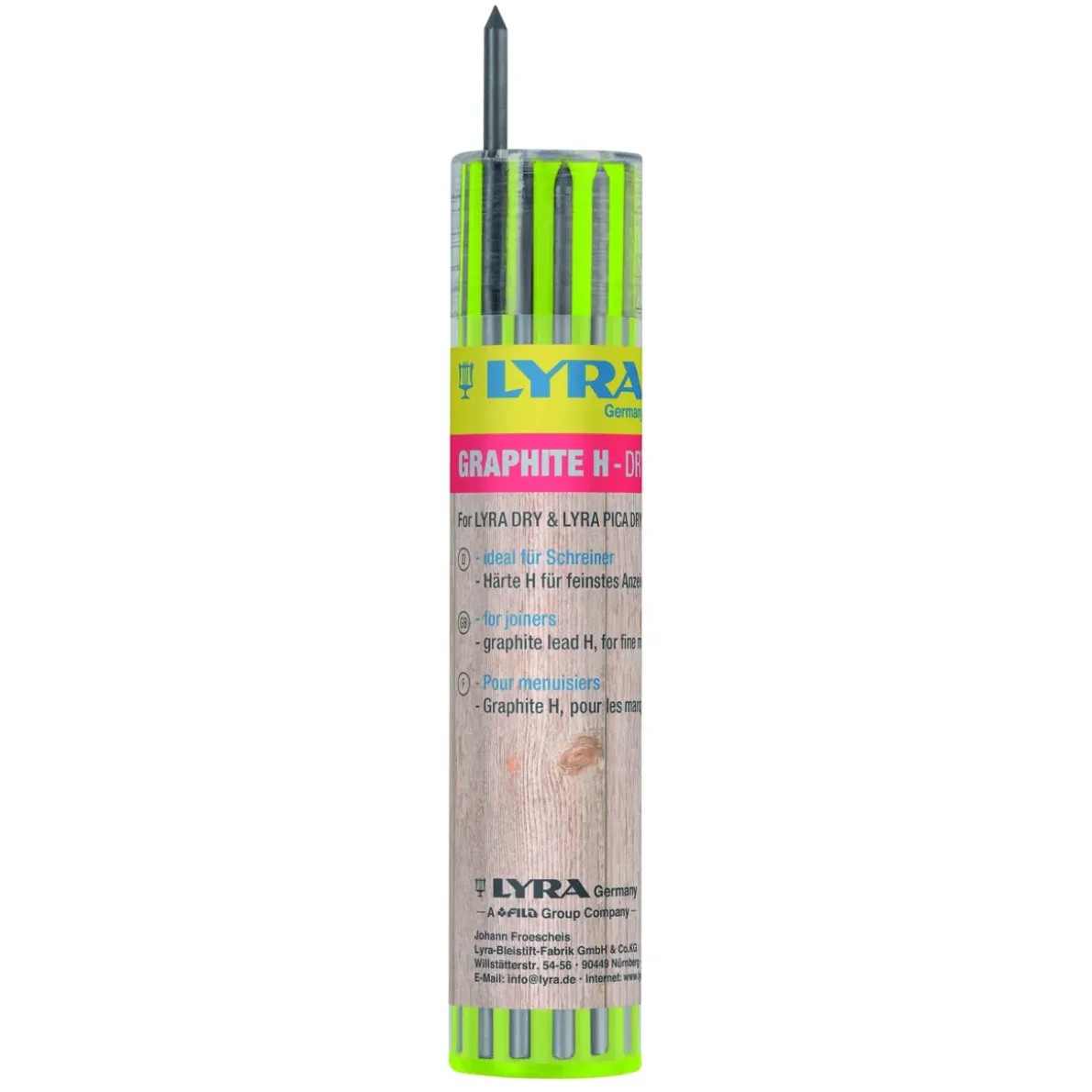 RESERVSTIFTDRY H GRAPHITE 12ST