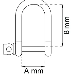SCHACKEL 510D EFZ M10 40MM 2ST