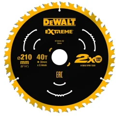 SÅGKLINGA DT20433-QZ EXTREME 40T 210X30MM