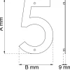 SIFFRA HOME 5 SVART 210MM