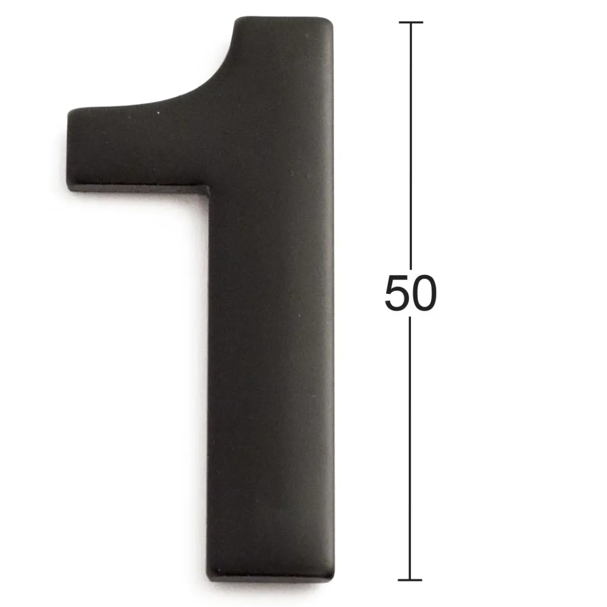 SIFFRA SJÄLVHÄFTANDE 1 SVART 50MM