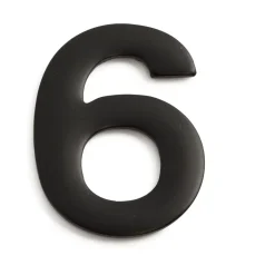 SIFFRA SJÄLVHÄFTANDE 6 SVART 50MM