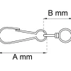 SIMPLEXHAKE 4293 NICKEL 50MM 2ST