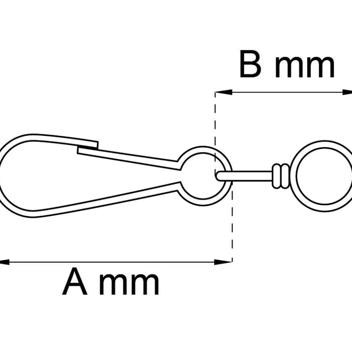 SIMPLEXHAKE 4293 NICKEL 50MM 2ST