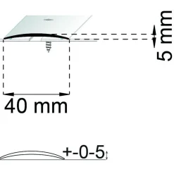 SKARVLIST A13 MÄSS 100CM 40MM