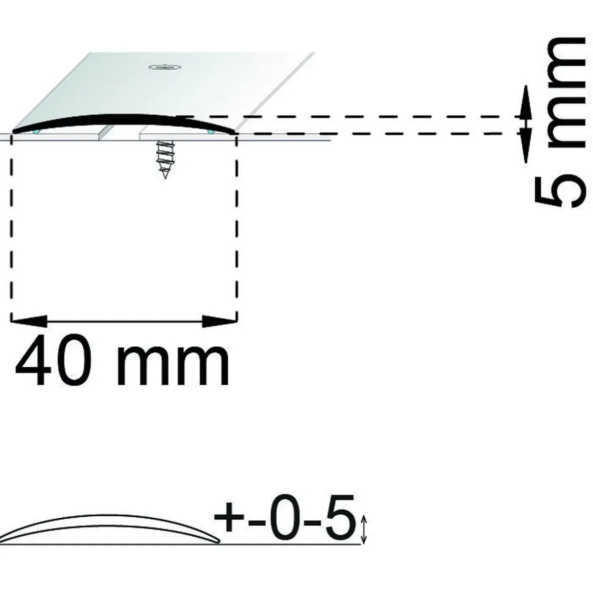 SKARVLIST A13 RF 200CM 40MM
