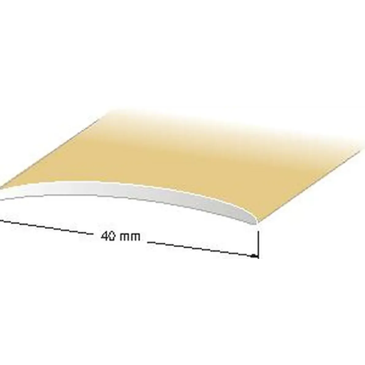 SKARVLIST NR1 GULD 40MM 200CM