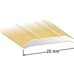 SKARVLIST NR4 GULD 25MM 200CM