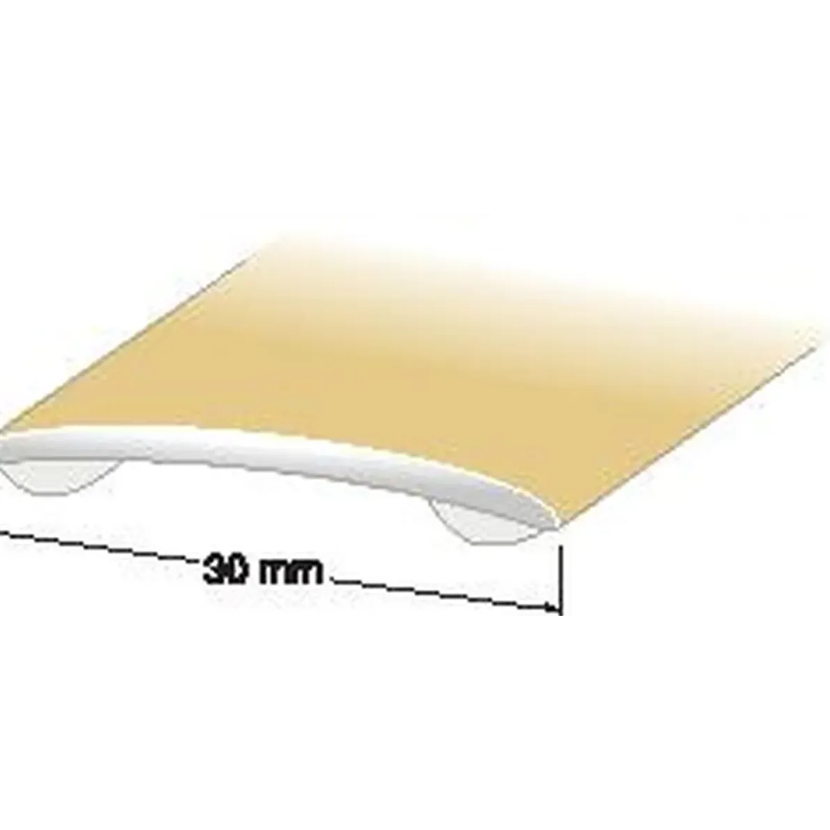 SKARVLIST NR8 SJÄLVHÄFTANDE GULD 30MM 100CM