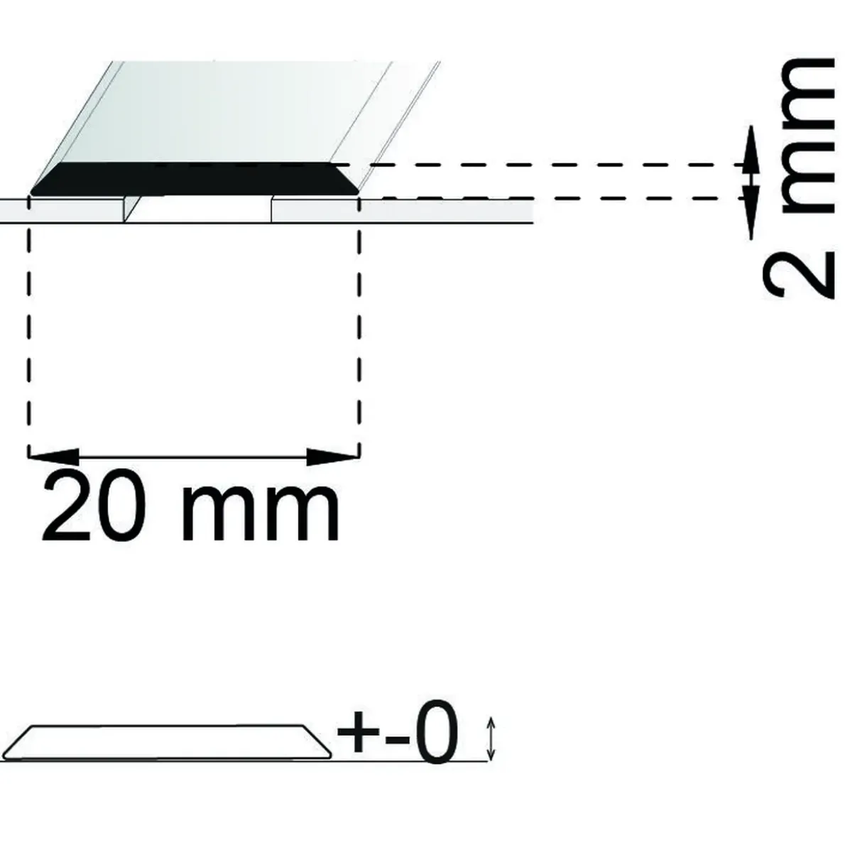 SKARVLIST SA25 RF 200CM 20MM