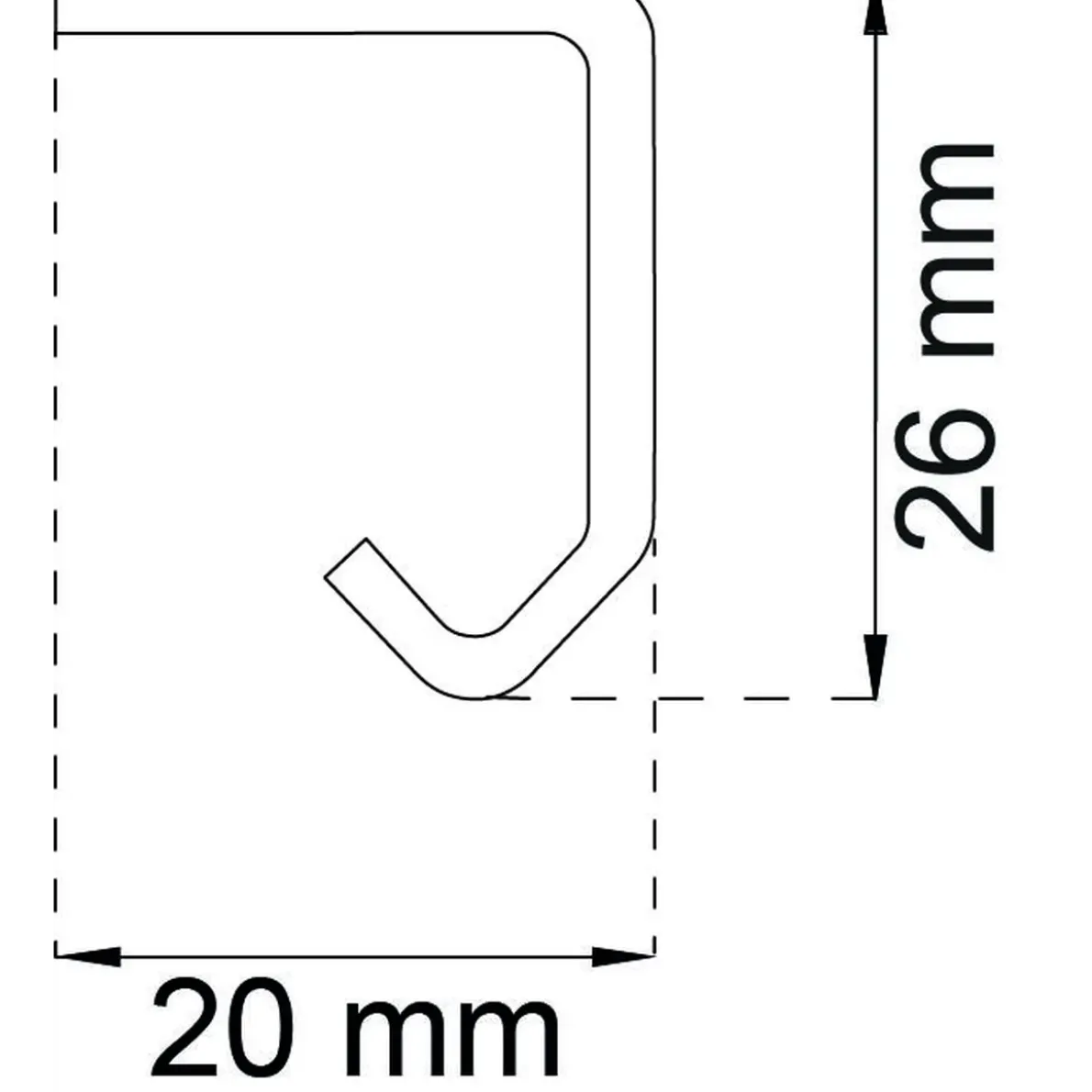 SKJUTDÖRRSSKENA SF-20/30 2M