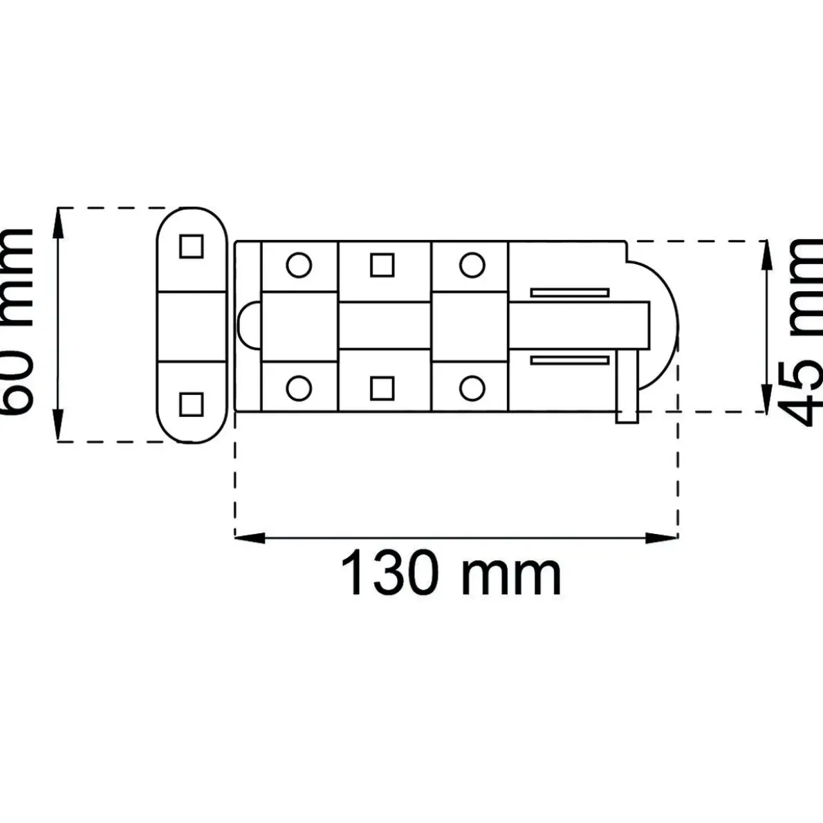 SKJUTREGEL 5210 EFZ 130MM