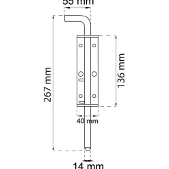 SKJUTREGEL 2189 EFZ 267MM