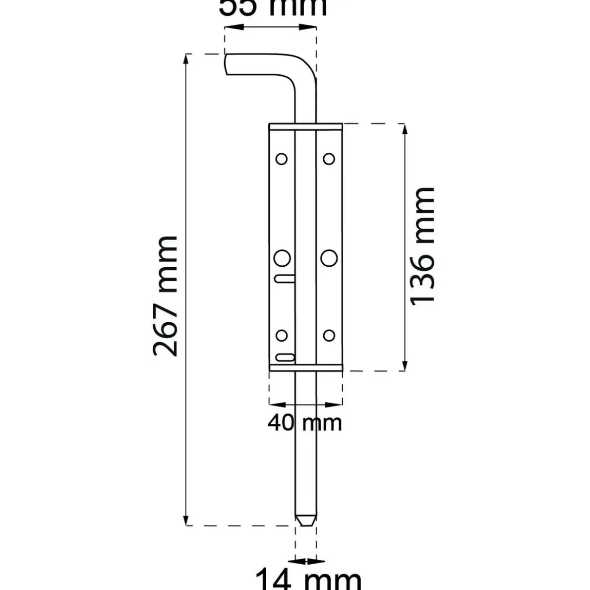 SKJUTREGEL 2189 EFZ 267MM