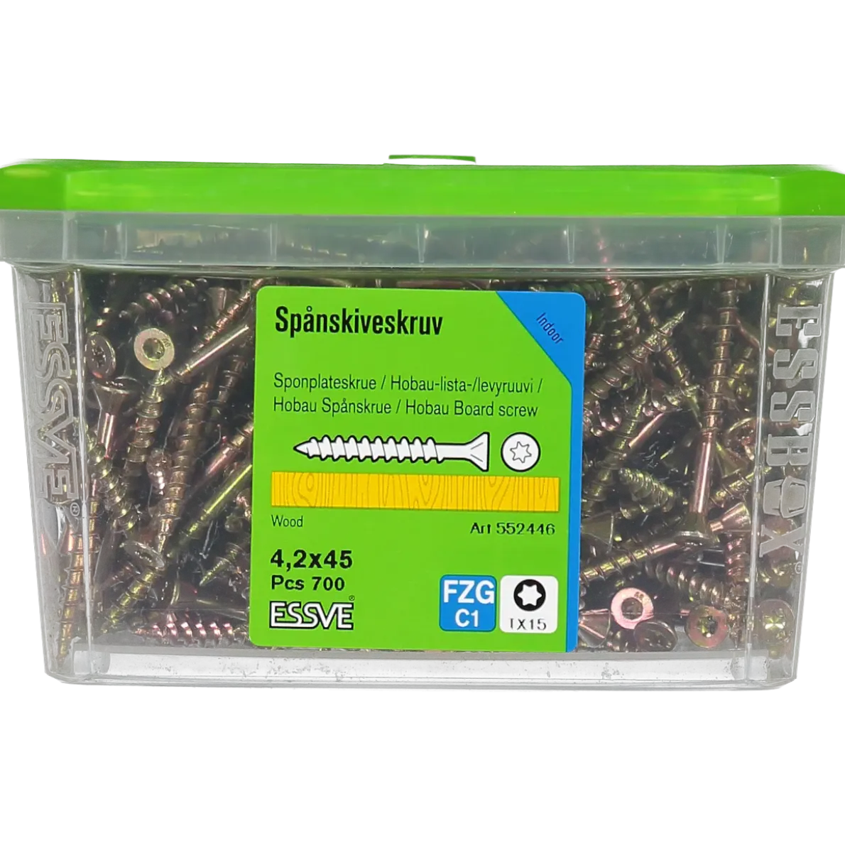 SKRUV HOBAU TX15 GULKROM 4,2X45 700ST
