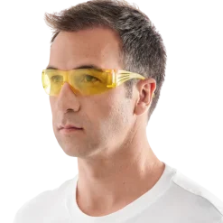 SKYDDSGLASÖGON SF200 SECUREFIT GUL LINS