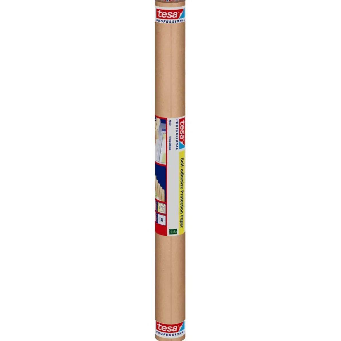 SKYDDSPAPPER SJÄLVHÄFT 74922 BRUN 600MM 10M