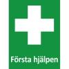 SKYLTFÖRSTA HJÄLPEN PLAST DUBBEL 210X297MM
