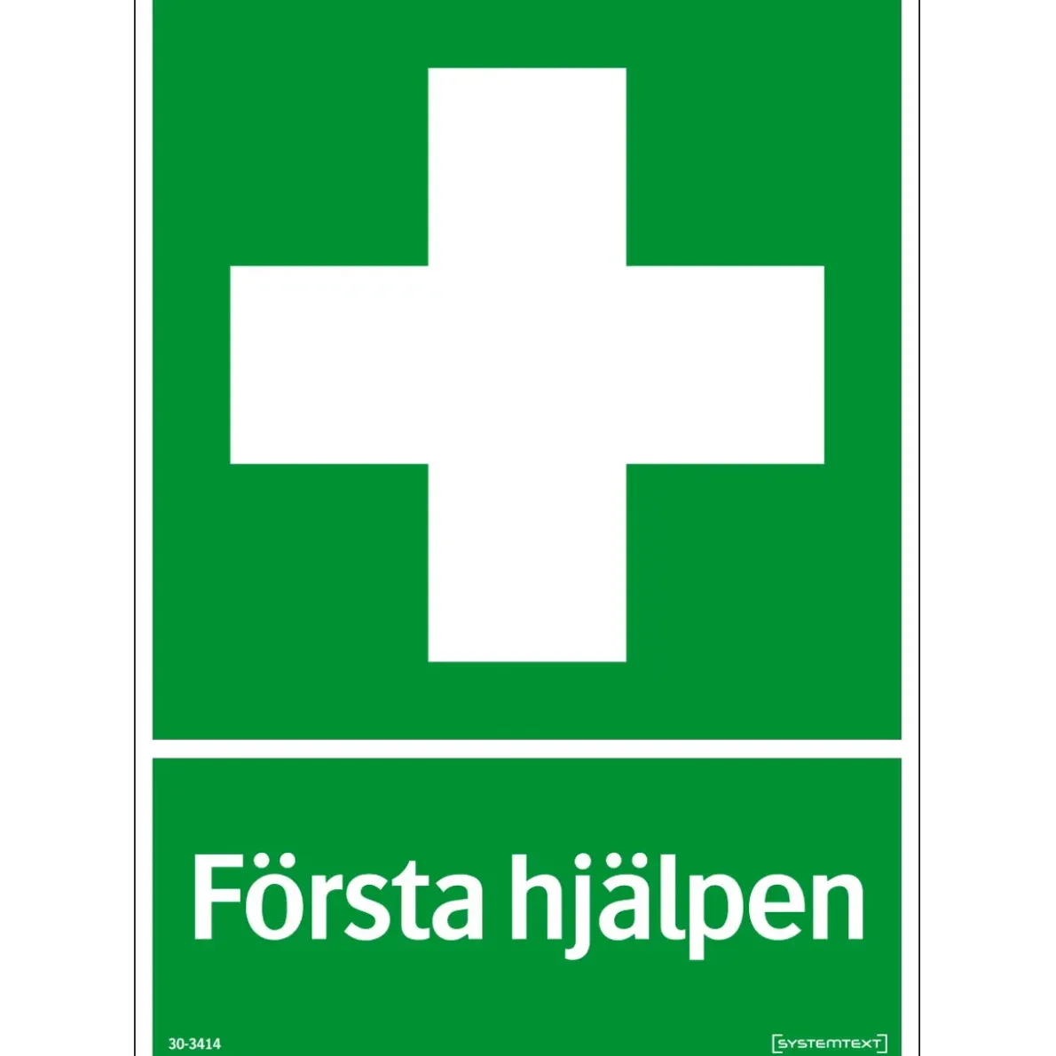 SKYLT FÖRSTA HJÄLPEN 30-3414 210X297MM
