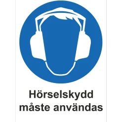 SKYLTHÖRSELSKYDDPLAST 210X297MM