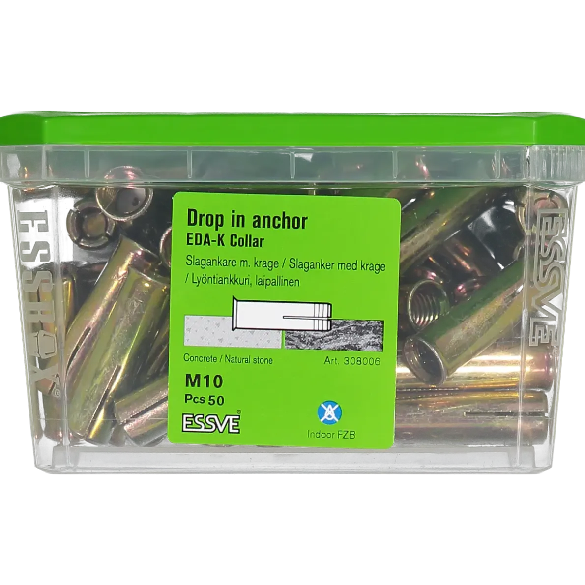 SLAGANKARE EDA-K KRAGE FZB M10 50ST
