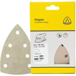 SLIPPAPPER PS 33CK 7HÅL DIY KARDBORRE K320 98X148MM 5ST