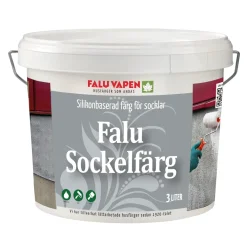 SOCKELFÄRG FALU VIT NCS S 0500-N 3L