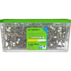 SOCKELSKRUV PH2 VITLACKERAD 3,4X55 250ST