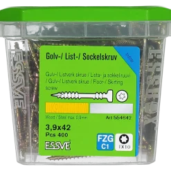 SOCKELSKRUV TX10 GULKROMATERAD 3,9X42 400ST