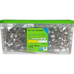 SOCKELSKRUV TX10 VITLACKERAD 3,9X57 250ST