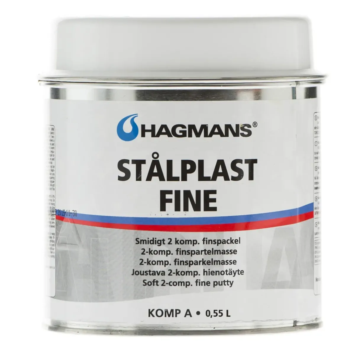 SPACKEL STÅLPLAST FINE 0,55L