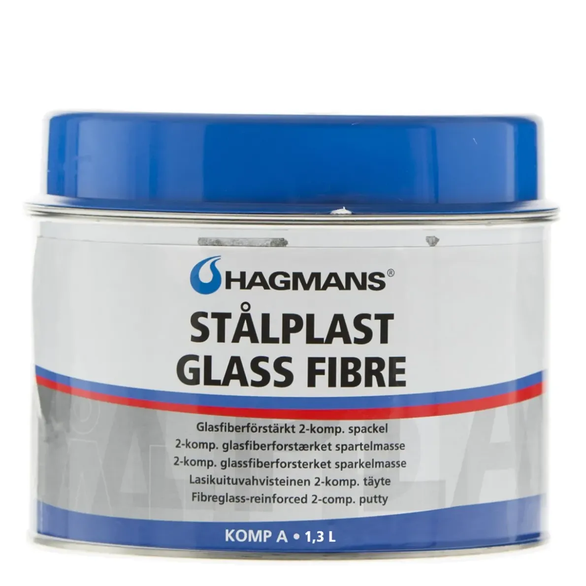 SPACKEL STÅLPLAST GLASS FIBRE 1,3L