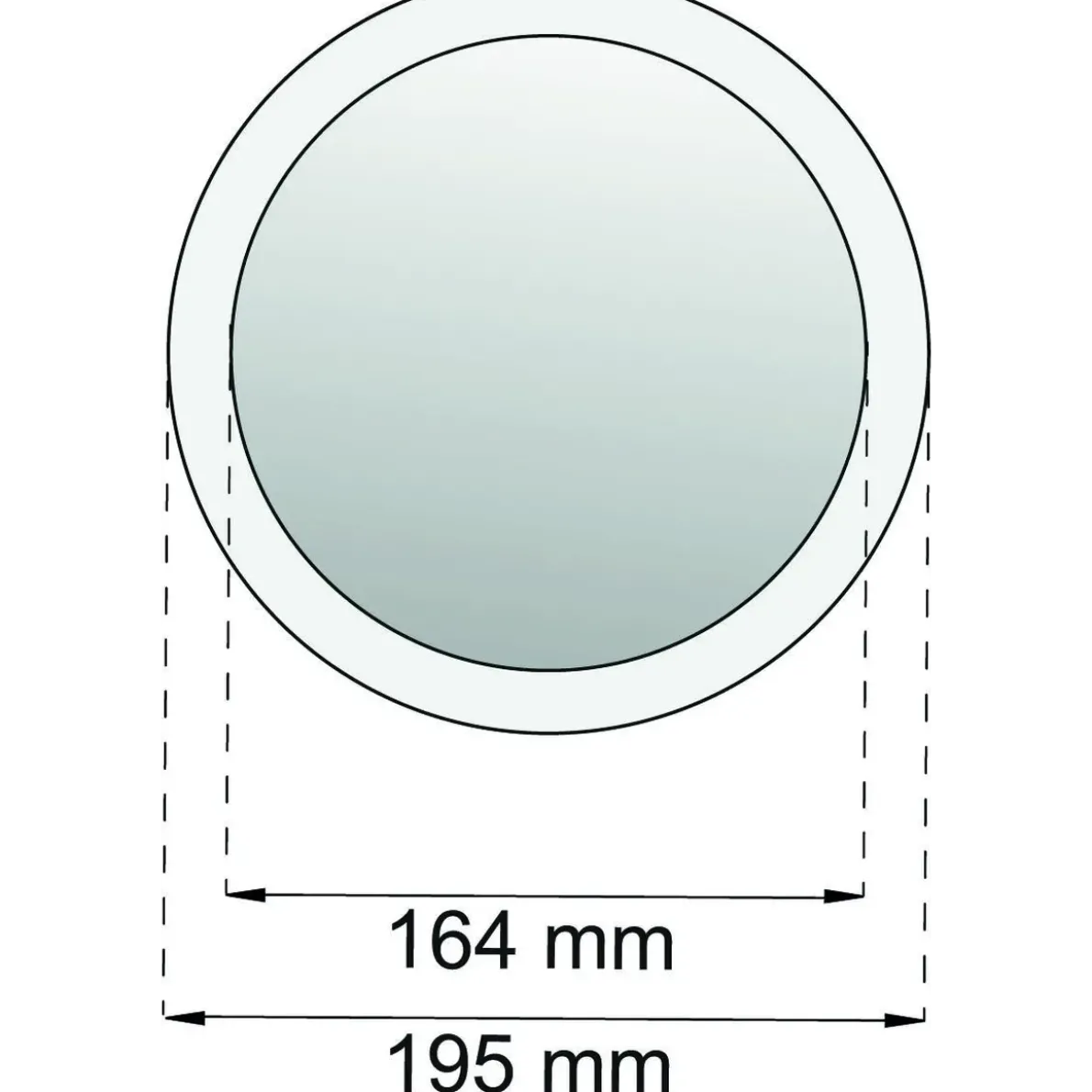 SPEGEL ZOOM D164MM