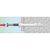 SPIKPLUGG HF MED FÖRSÄNKT KRAGE VIT 5/40/60 100ST
