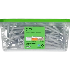 SPIKPLUGG HF MED FÖRSÄNKT KRAGE VIT 5/40/60 100ST