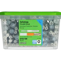 SPIKPLUGG MED FÖRSÄNKT KRAGE FZB 8X100 70ST