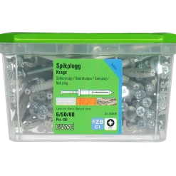 SPIKPLUGG MED KRAGE FZB 6X80 100ST