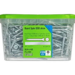 SPÅN/BOARDSKRUV PH2 BORRSPETS FZB 3,9X42 900ST
