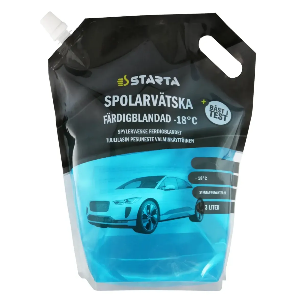 SPOLARVÄTSKAFÄRDIGBLANDAD PÅSE 3L