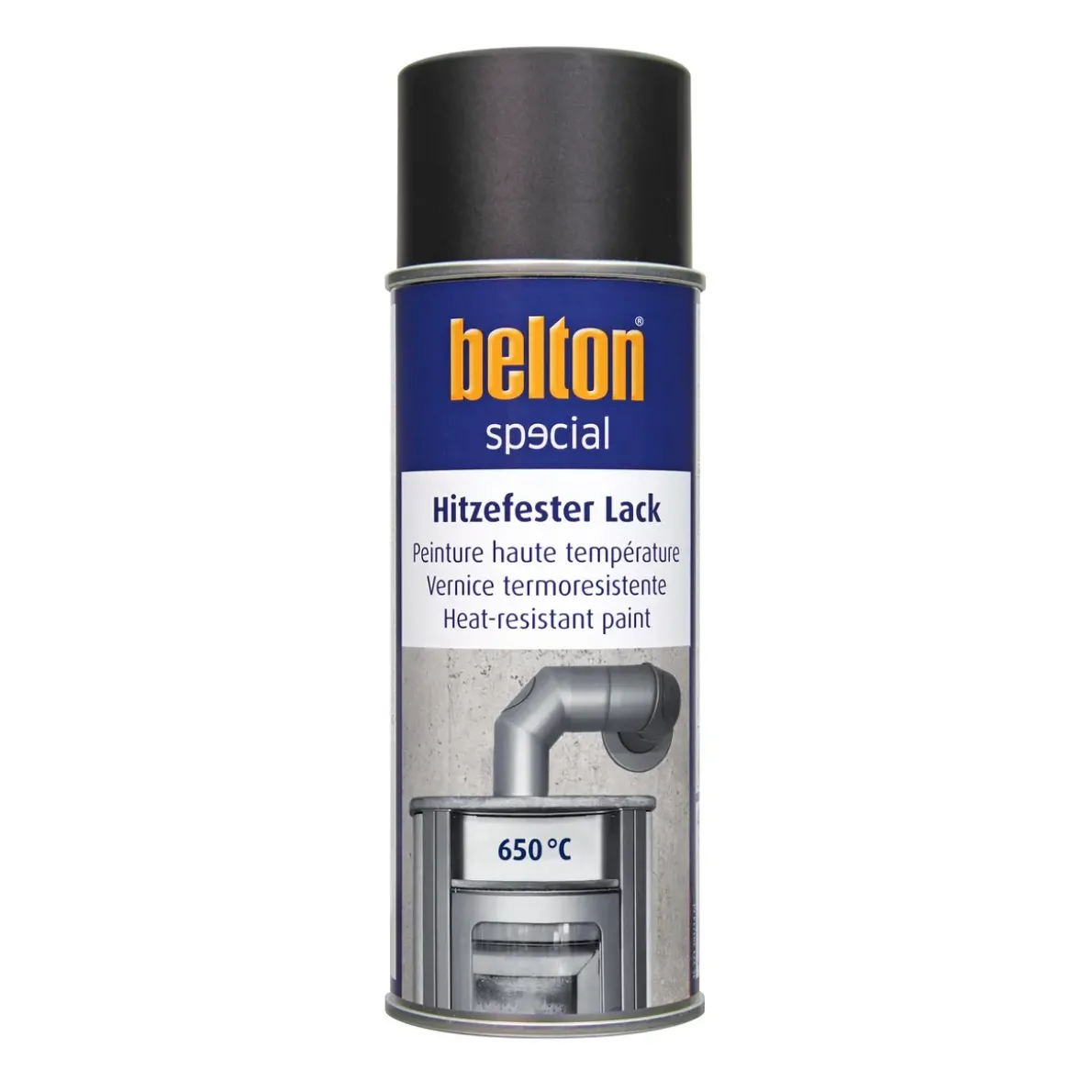 SPRAYFÄRG BT VÄRMEFÄRG SVART 650C