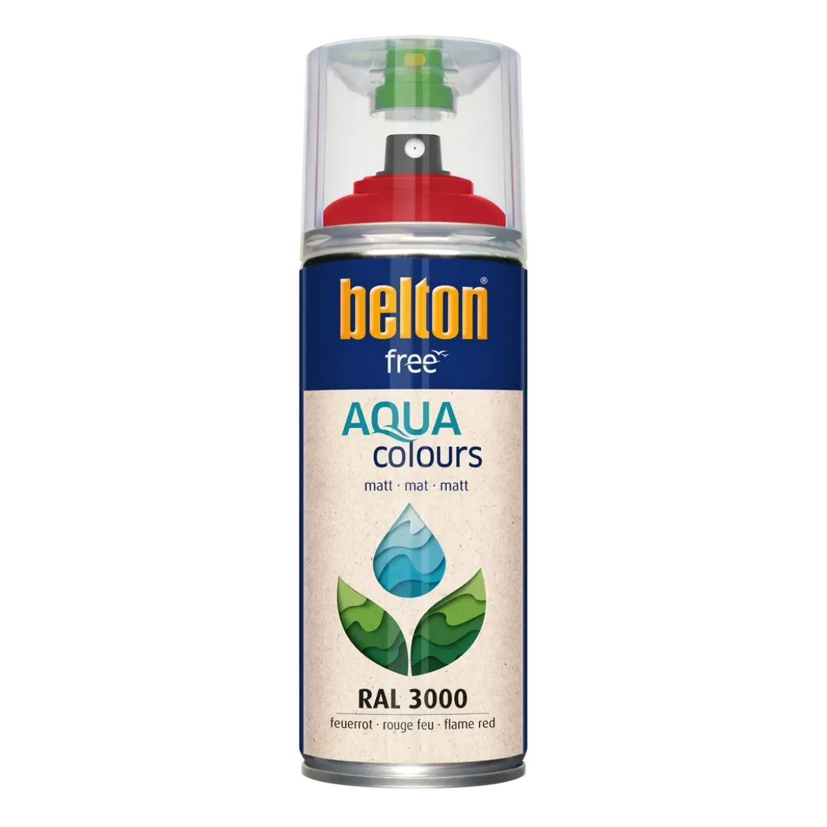 SPRAYFÄRGFREE RAL3000 ELDRÖD MATT