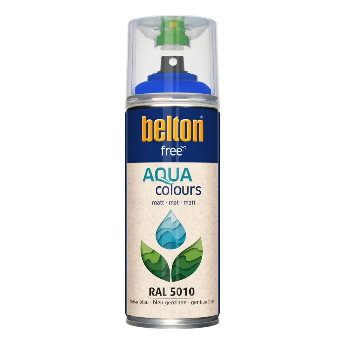 SPRAYFÄRGFREE RAL5010 GENTIANABLÅ MATT