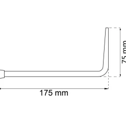 STEGHÅLLARE 8507 EFZ 175MM