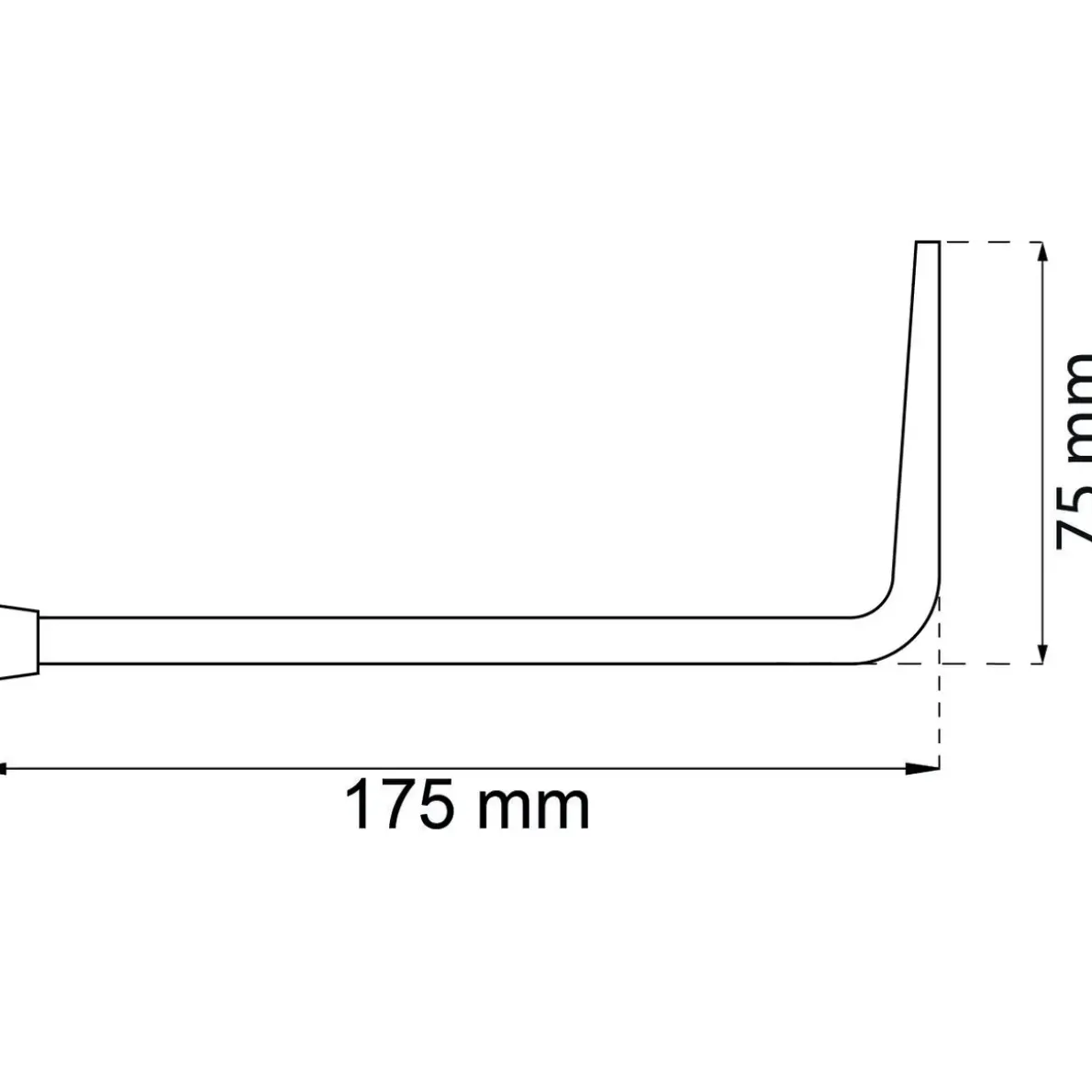 STEGHÅLLARE 8507 EFZ 175MM