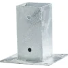 STOLPFÄSTE MED PLATTA2X97X97X150MM