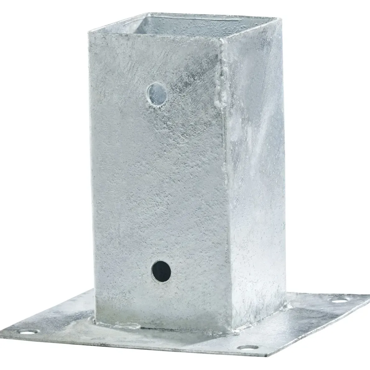 STOLPFÄSTE MED PLATTA2X97X97X150MM
