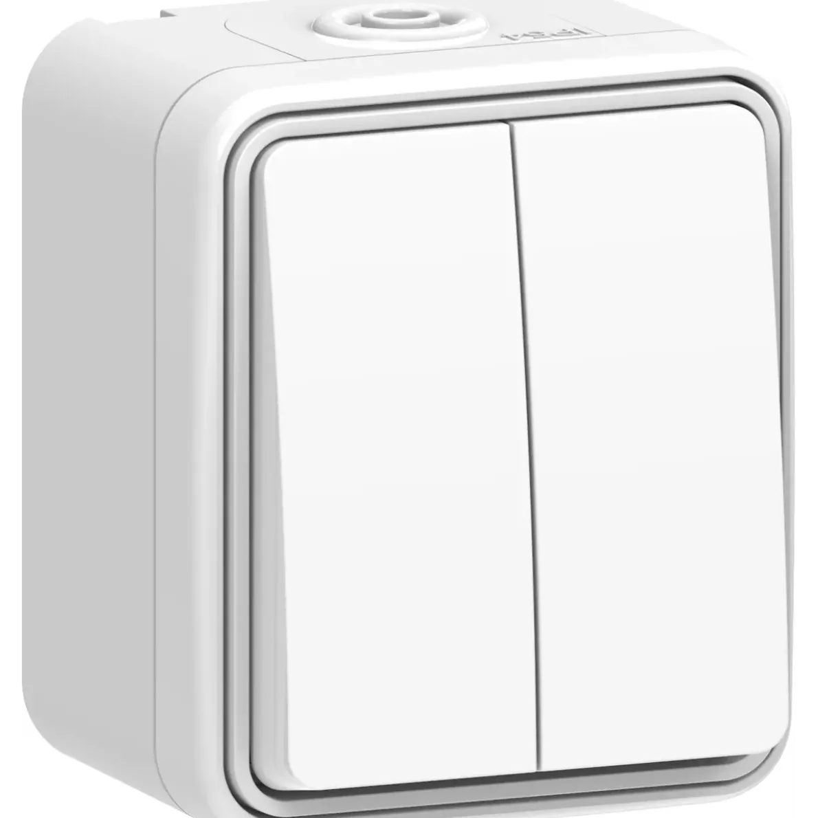 STRÖMBRYTARE CONNECT 2 HOME KRON UTP KAPSLAD VIT 16A IP54
