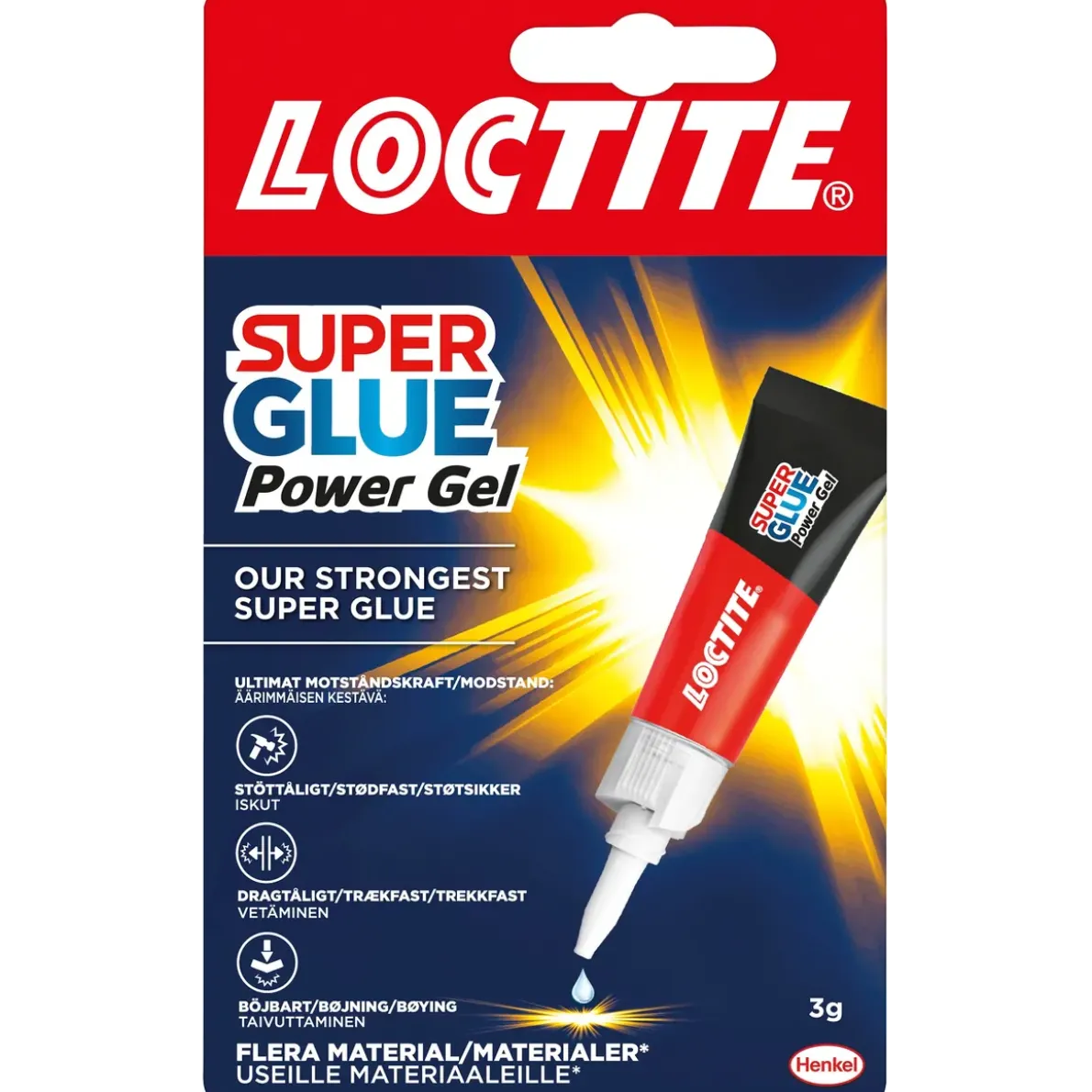 Superlim Super Glue Power Flex Gel tub