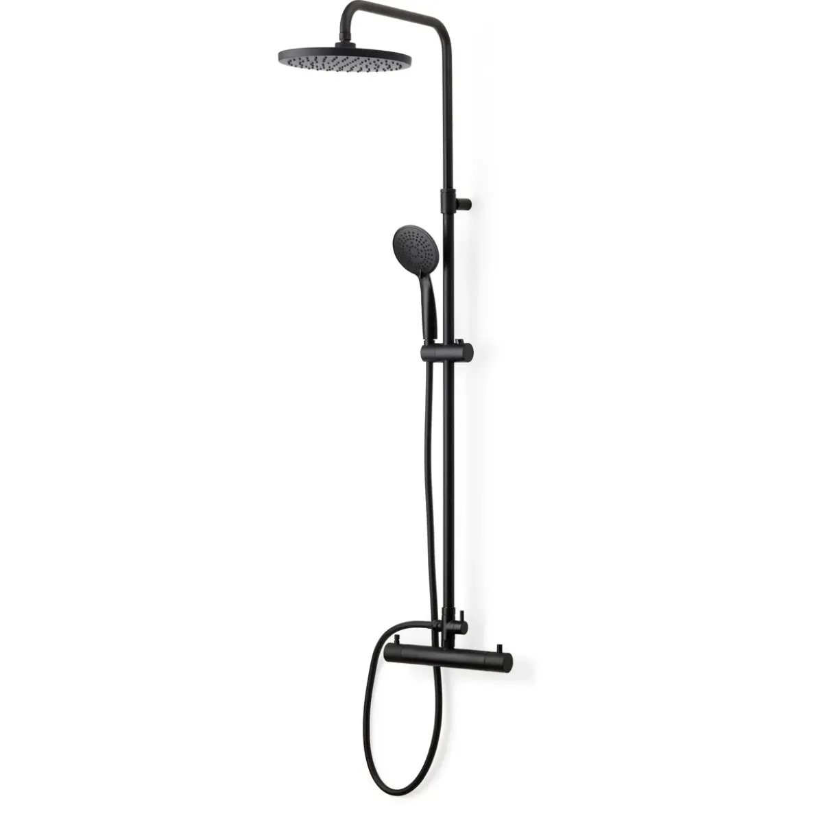 TAKDUSCHSET MAGNOLIA SVART CC160MM