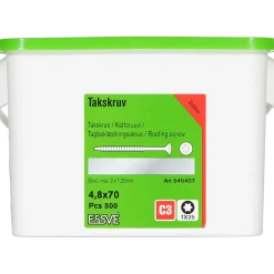 TAKSKRUV MED BORRSPETS TX25 SILVER RUSPERT 4,8X70 500ST
